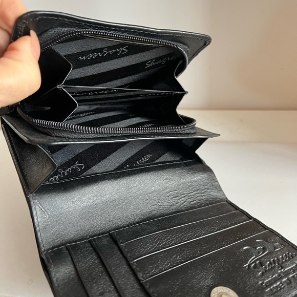 Mens/women’s authentic black white stingray wallet billfold bag new - Picture 6 of 11